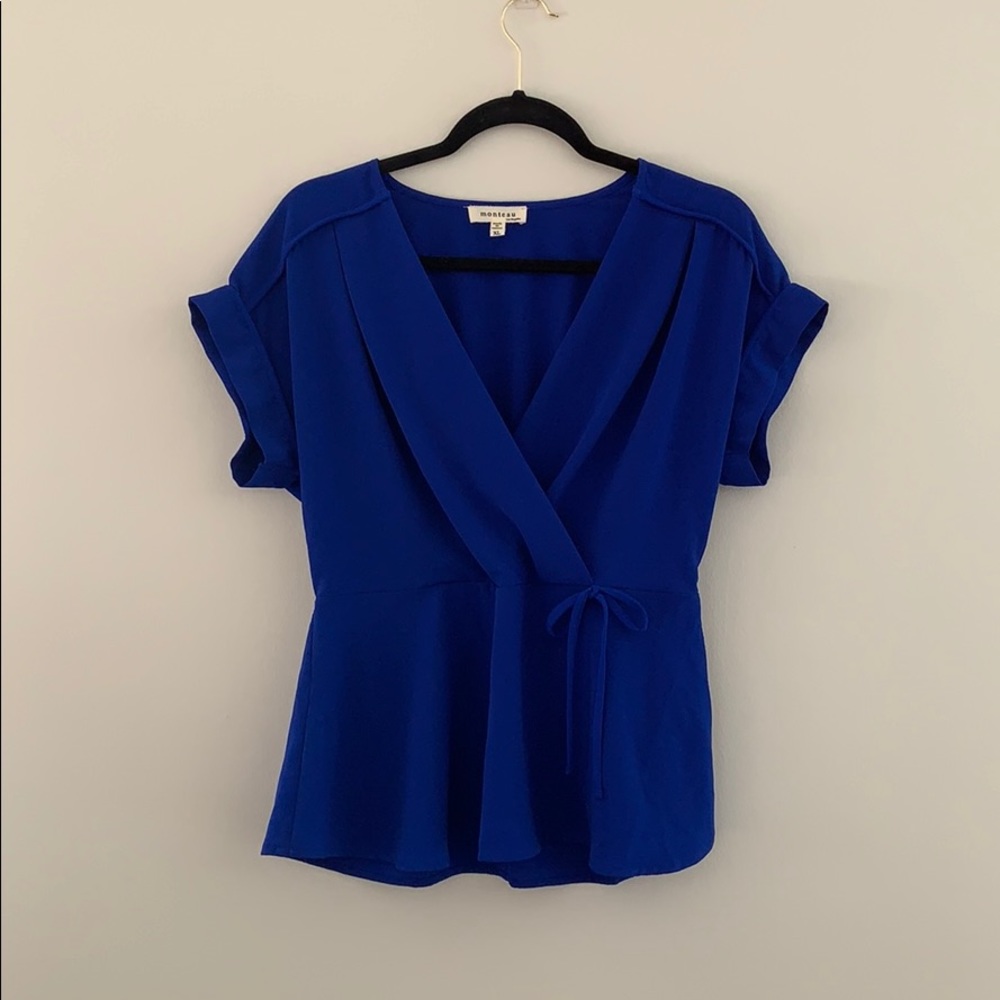 Royal Blue Blouse